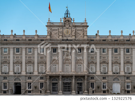 Royal Palace of Madrid, facade. Spain 132922576