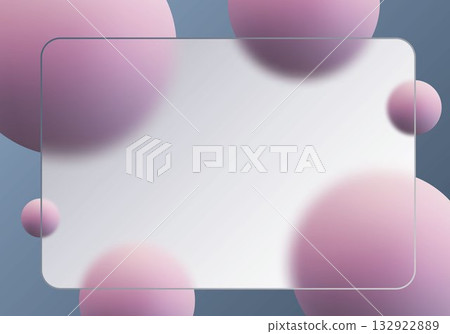 Elegant abstract background pastel balls and a rectangular frame on a cool blue gradient. Eps 140 Elegant abstract background pastel balls and a rectangular frame on a cool blue gradient. Eps 140 132922889