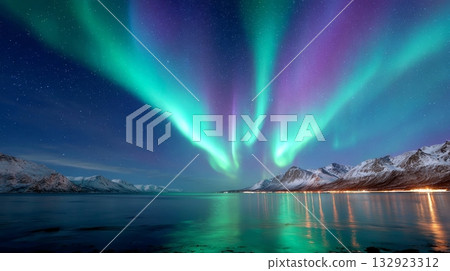 Sauteed green beans with garlic and herbs in rustic frying pan Sauteed green beans with garlic and herbs in rustic frying pan 132923312