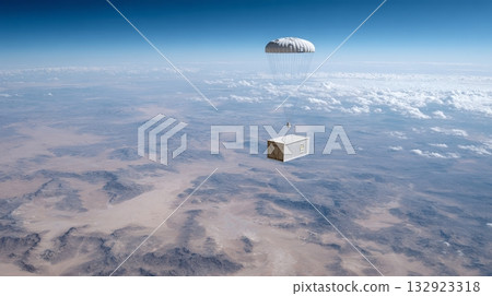 Sauteed green beans with garlic and herbs in rustic frying pan 132923318