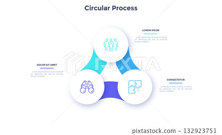 Modern Infographic Business Vector Banner Modern Infographic Business Vector Banner 132923751