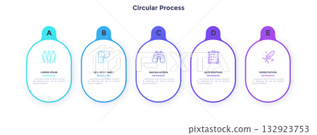 Modern Infographic Business Vector Banner 132923753