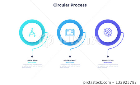 Modern Infographic Business Vector Banner Modern Infographic Business Vector Banner 132923782