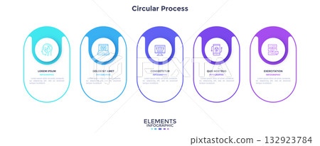 Modern Infographic Business Vector Banner Modern Infographic Business Vector Banner 132923784
