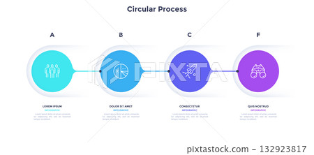 Modern Infographic Business Vector Banner Modern Infographic Business Vector Banner 132923817