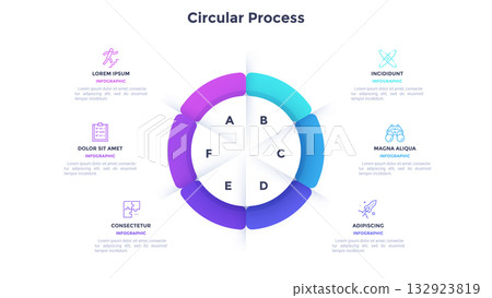 Modern Infographic Business Vector Banner Modern Infographic Business Vector Banner 132923819