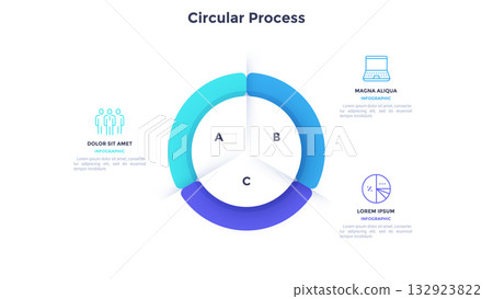 Modern Infographic Business Vector Banner Modern Infographic Business Vector Banner 132923822