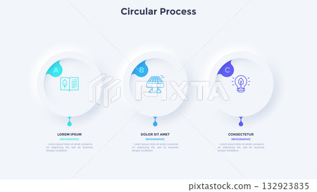 Modern Infographic Business Vector Banner Modern Infographic Business Vector Banner 132923835