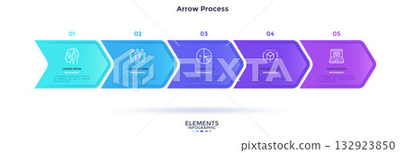 Modern Infographic Business Vector Banner 132923850