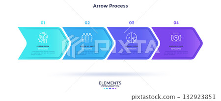 Modern Infographic Business Vector Banner 132923851