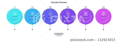 Modern Infographic Business Vector Banner Modern Infographic Business Vector Banner 132923853
