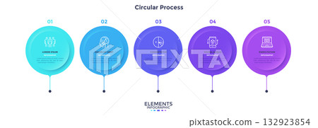 Modern Infographic Business Vector Banner 132923854