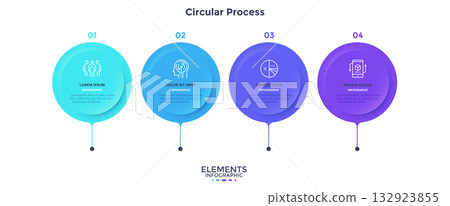Modern Infographic Business Vector Banner 132923855
