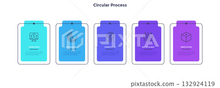 Modern Infographic Business Vector Banner 132924119