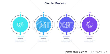 Modern Infographic Business Vector Banner 132924124