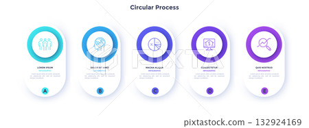 Modern Infographic Business Vector Banner 132924169