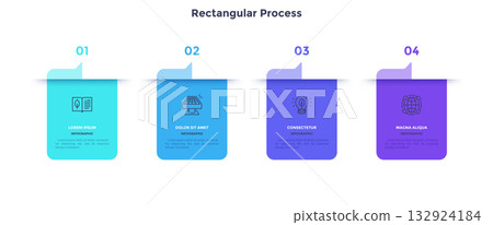 Modern Infographic Business Vector Banner 132924184