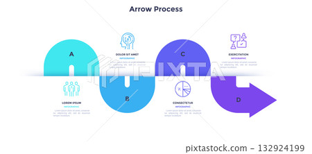 Modern Infographic Business Vector Banner Modern Infographic Business Vector Banner 132924199