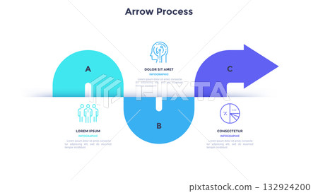 Modern Infographic Business Vector Banner Modern Infographic Business Vector Banner 132924200