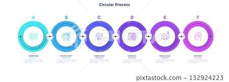 Modern Infographic Business Vector Banner Modern Infographic Business Vector Banner 132924223