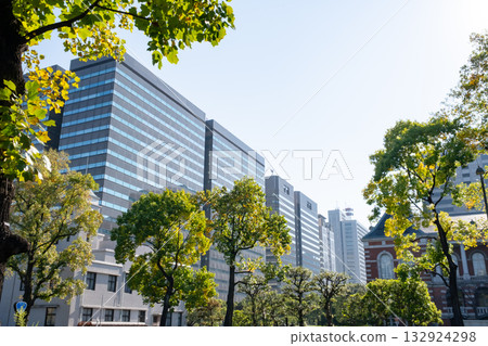 A view of the skyscrapers in the government district A view of the skyscrapers in the government district 132924298