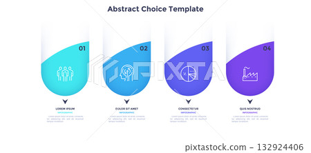 Modern Infographic Business Vector Banner 132924406