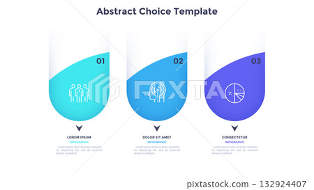 Modern Infographic Business Vector Banner 132924407