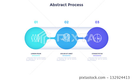 Modern Infographic Business Vector Banner Modern Infographic Business Vector Banner 132924413