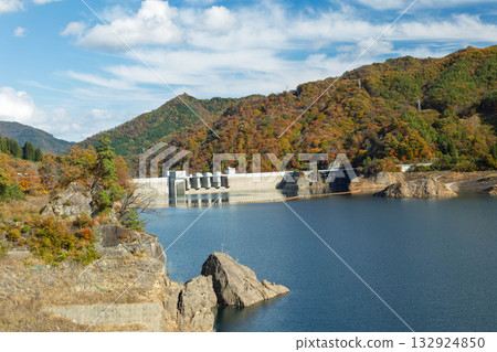 Autumn Yamba Dam Gunma Prefecture 132924850