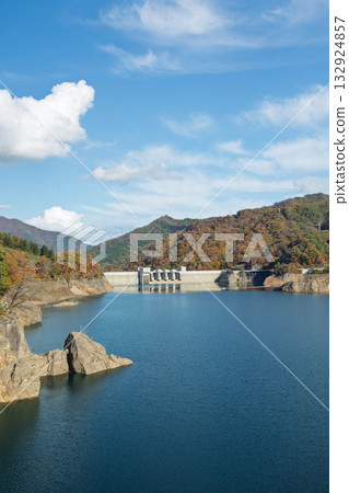 Autumn Yamba Dam Gunma Prefecture Autumn Yamba Dam Gunma Prefecture 132924857