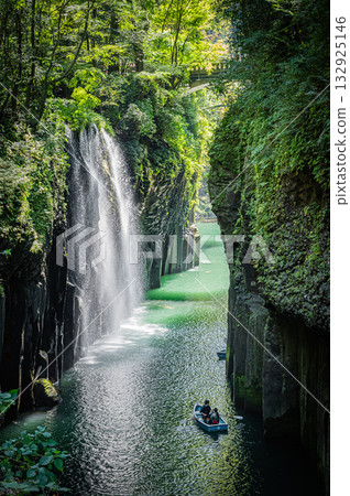 Scenery of Takachiho Gorge, Miyazaki Prefecture Scenery of Takachiho Gorge, Miyazaki Prefecture 132925146