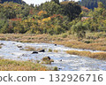 Watarase Keikoku Railway "Upper reaches of the Watarase River and autumn leaves" 132926716