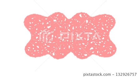 Groovy crayon hatched wavy rectangle frame in pink retro sketch style. Abstract border element with y2k graphic, chalk texture, and soft shading. Playful background for creative design accent. Groovy crayon hatched wavy rectangle frame in pink retro sketch style. Abstract border element with y2k graphic, chalk texture, and soft shading. Playful background for creative design accent. 132926757