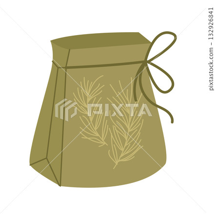 Rustic green kraft gift box drawn style. Eco present and craft package, ideal as Christmas box or seasonal gift. Simple graphic concept with a natural, rustic holiday feel. Rustic green kraft gift box drawn style. Eco present and craft package, ideal as Christmas box or seasonal gift. Simple graphic concept with a natural, rustic holiday feel. 132926841
