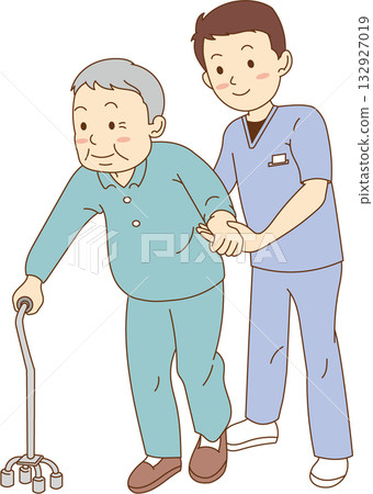 復健/步態訓練/老年人 132927019