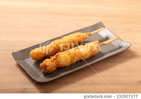 Chicken, Quail, and Kushikatsu Skewers Chicken, Quail, and Kushikatsu Skewers 132927377