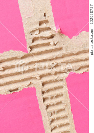 tear pink cardboard box texture background, recycle material tear pink cardboard box texture background, recycle material 132928737