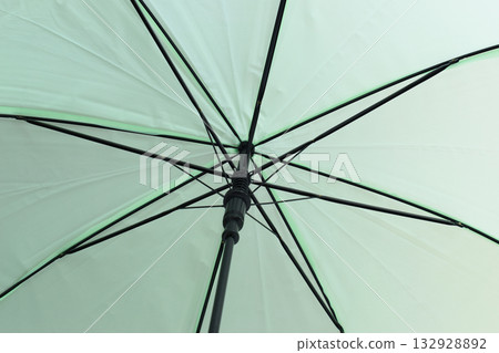 surface of open green umbrella background surface of open green umbrella background 132928892