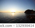 Sunset over the sea 132930414