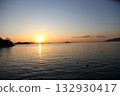 Sunset over the sea 132930417