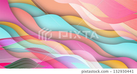 Spring washi pattern background Spring washi pattern background 132930441