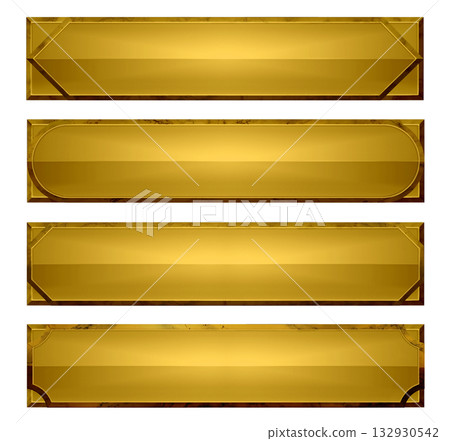 Luxurious gold frame F 4-piece set 132930542