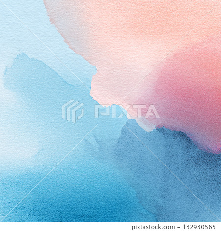 Watercolor blue and pink gradient soft abstract background Watercolor blue and pink gradient soft abstract background 132930565
