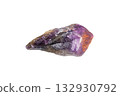 Hematite coated amethyst gemstone 132930792