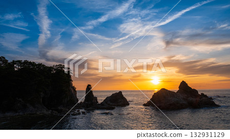 Sasagawa flow/evening view Sasagawa flow/evening view 132931129