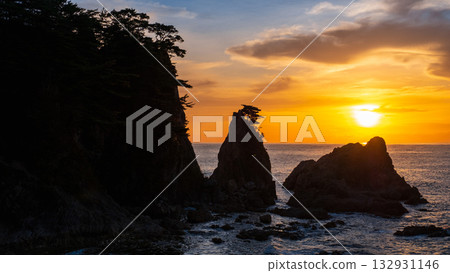 Sasagawa flow/evening view Sasagawa flow/evening view 132931146