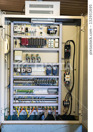 Freight elevator control panel 132931695
