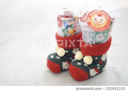 兩件針織聖誕靴 兩件針織聖誕靴 132932153