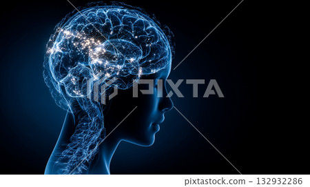 數位大腦結構視覺化未來智能 132932286