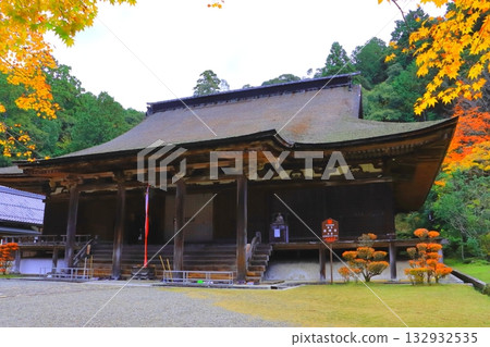 Autumn at Saimyoji Temple (National Treasure Main Hall, Kora Town, Shiga Prefecture) 132932535